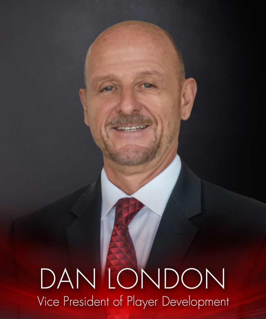 Dan London Vice President of Player Development headshot