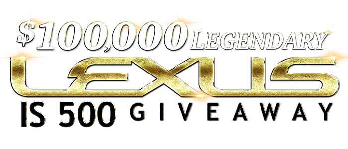 $100,000 Legendary Lexus IS 500 Giveaway